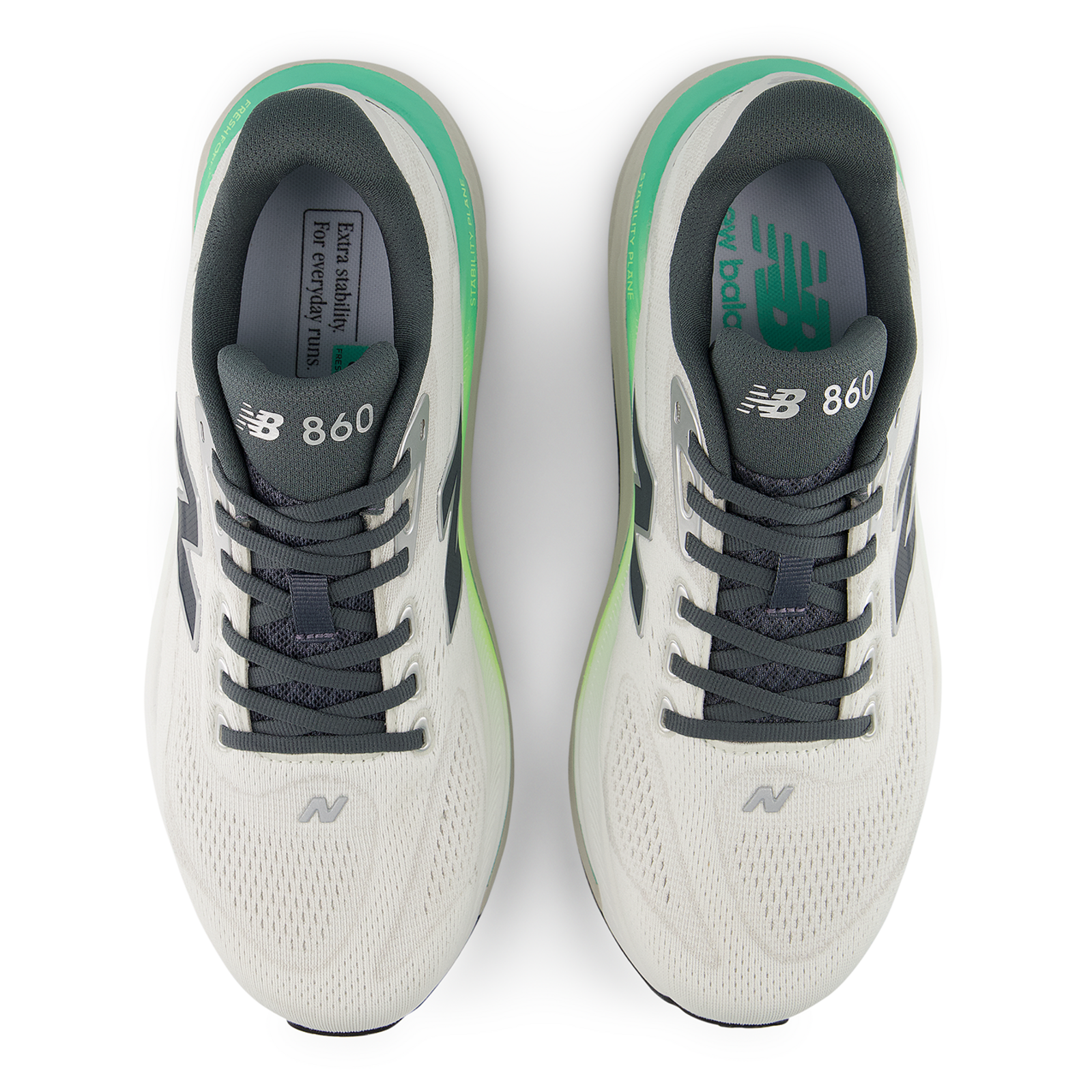 New Balance M 860 v15 Laufschuhe in WEISS