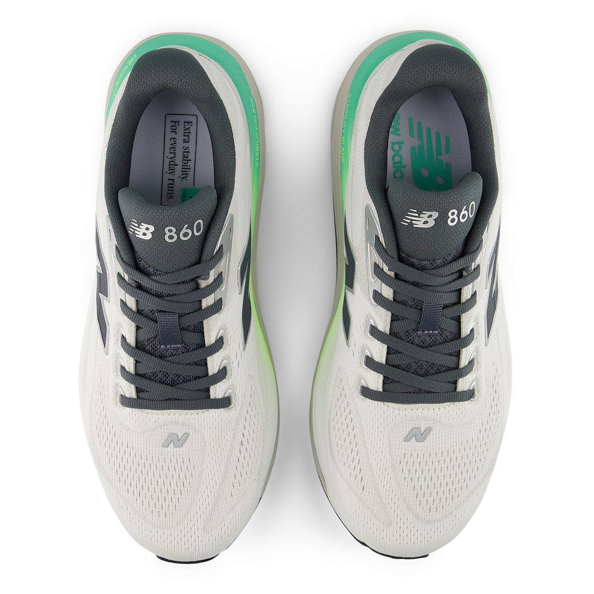 New Balance M 860 v15 Laufschuhe in WEISS