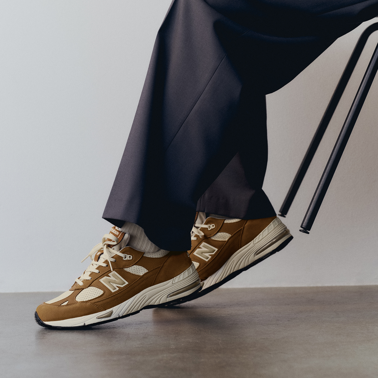 New Balance M 991 Made in UK v1 Freizeitschuhe in BRAUN