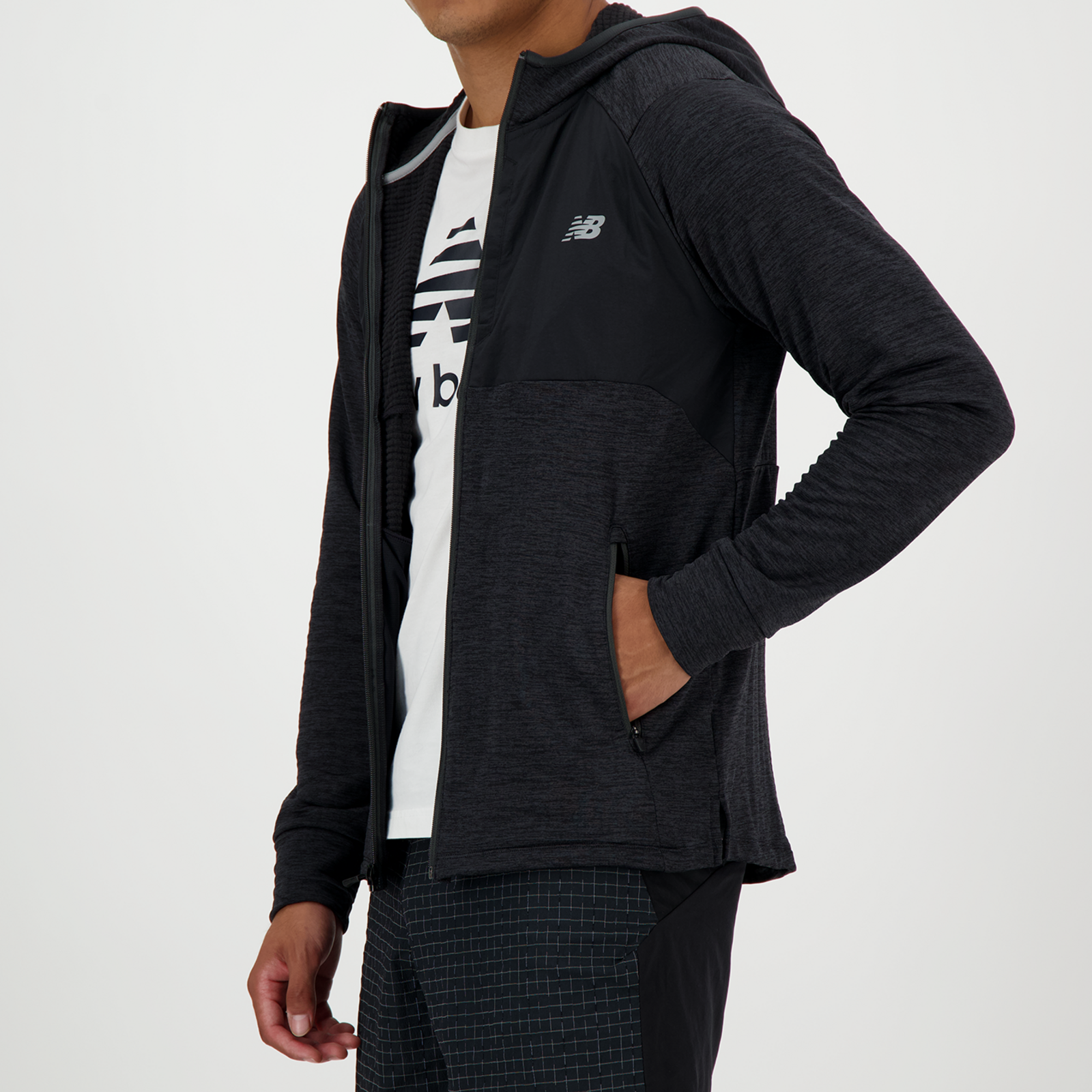 New Balance Heat Grid Hooded Full Zip in
