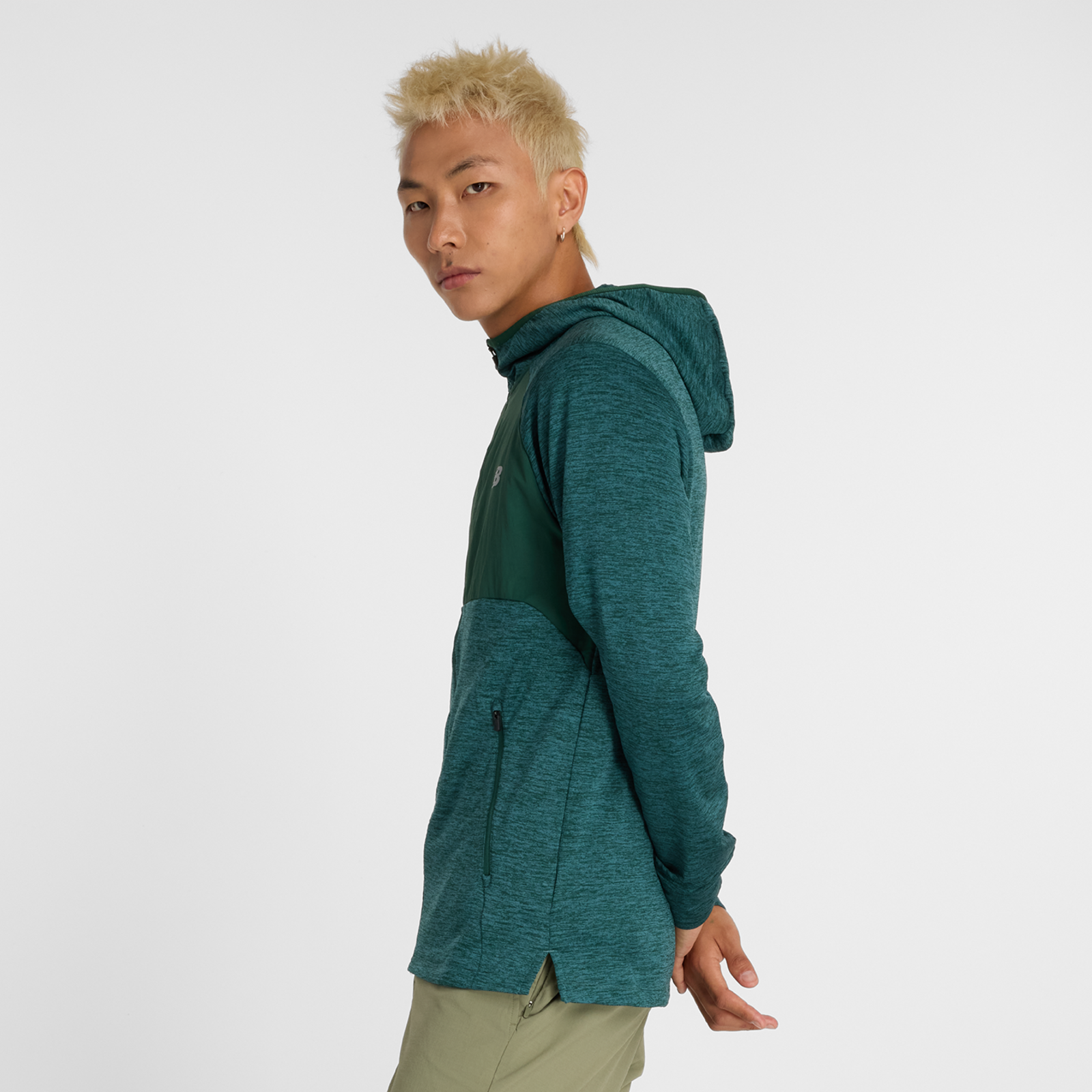 New Balance Heat Grid Hooded Full Zip in