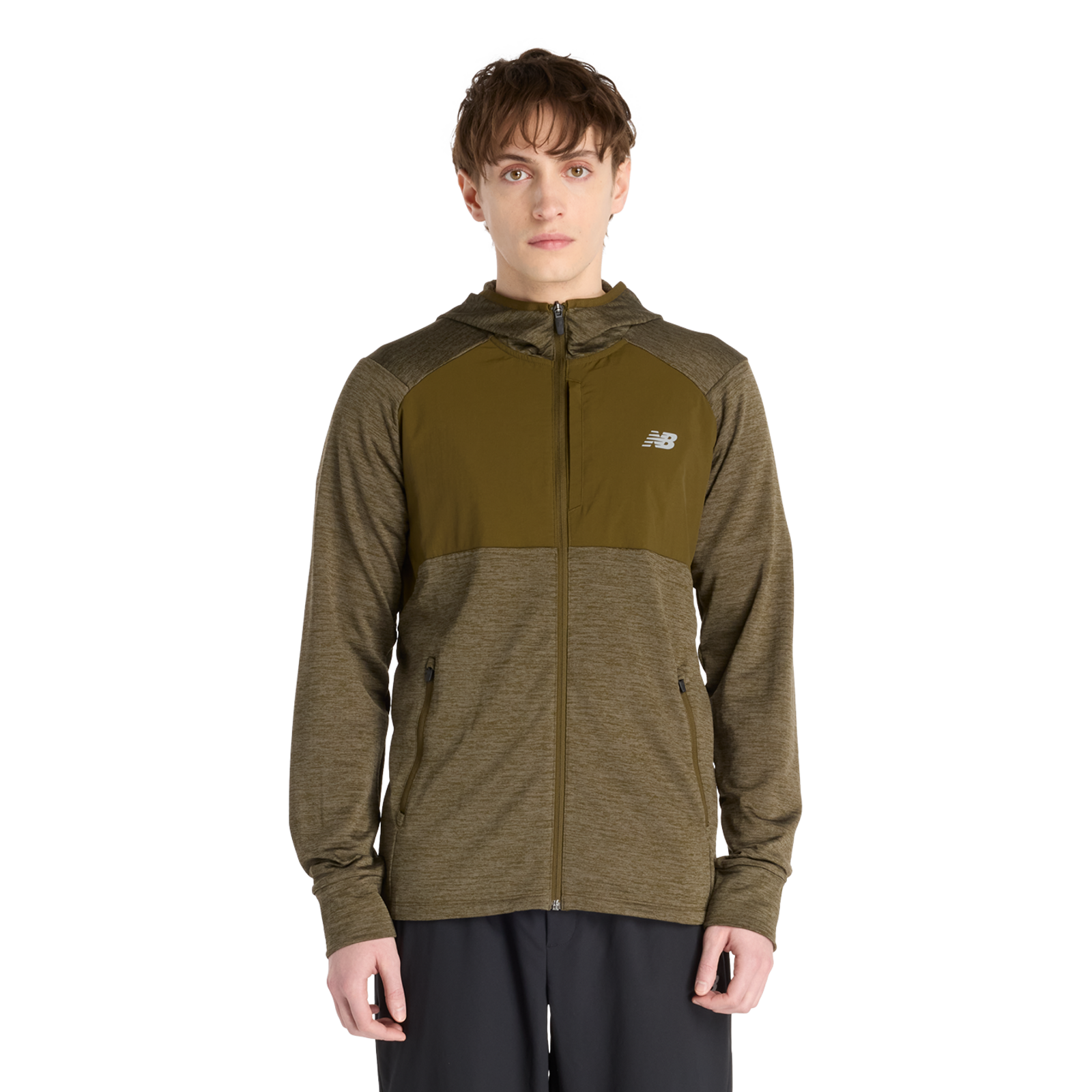 New Balance Heat Grid Hooded Full Zip in