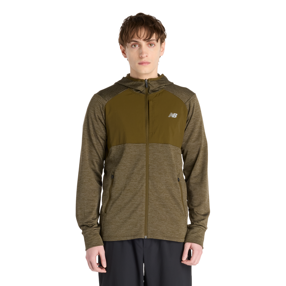 New Balance Heat Grid Hooded Full Zip in