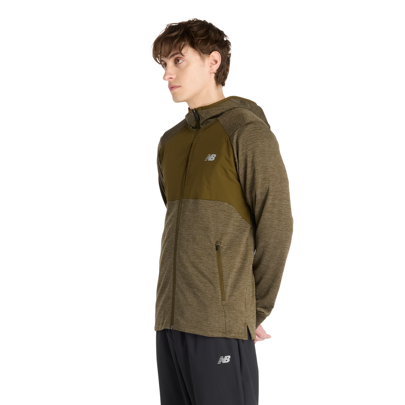 New Balance Heat Grid Hooded Full Zip in