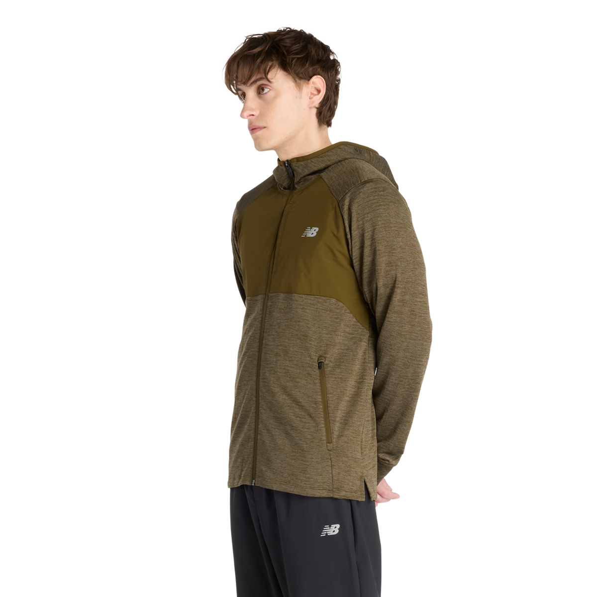 New Balance Heat Grid Hooded Full Zip in