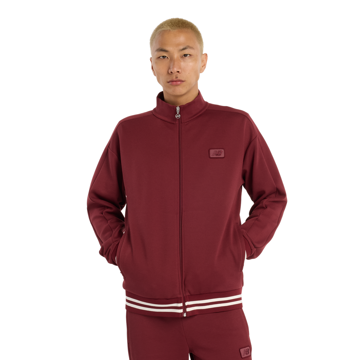 New Balance Post Season Pique Track Jacket in