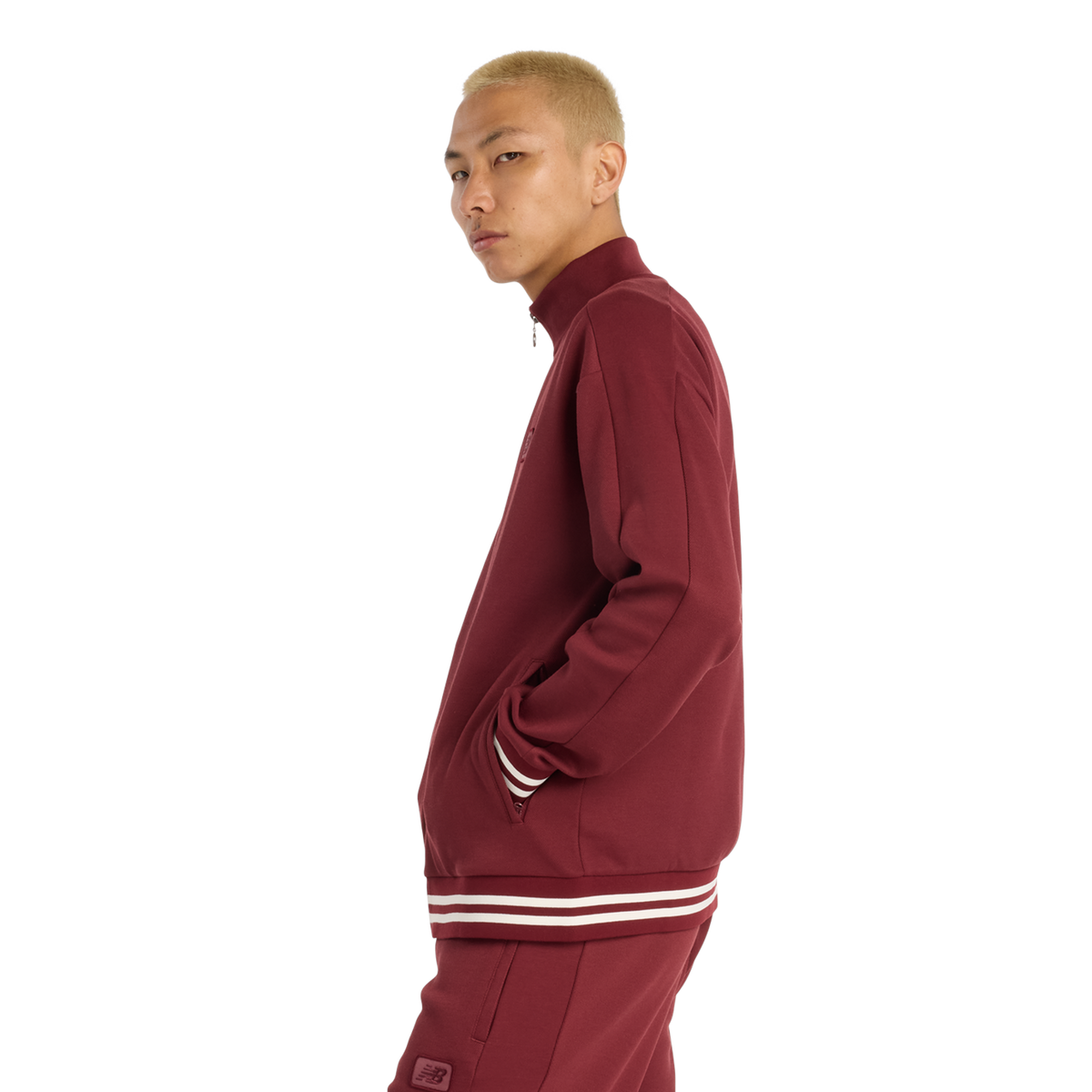 New Balance Post Season Pique Track Jacket in