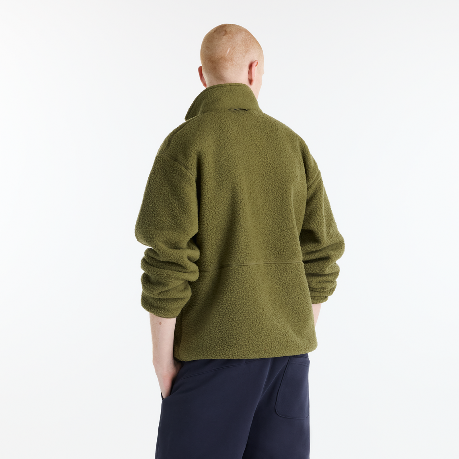 New Balance High Pile Jacket in GRÜN