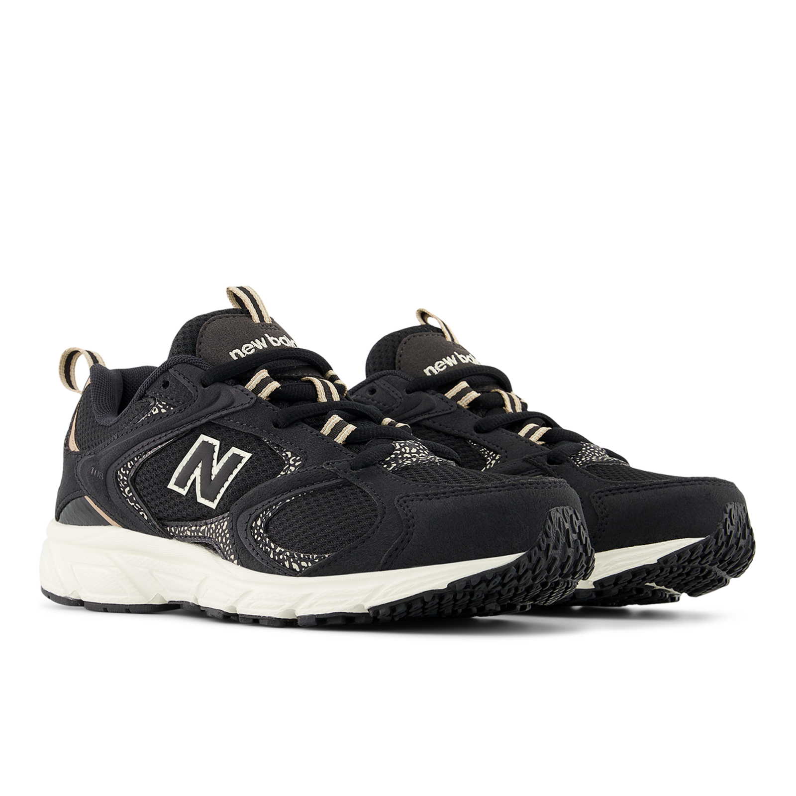 New Balance U 408 Animal Print in SCHWARZ