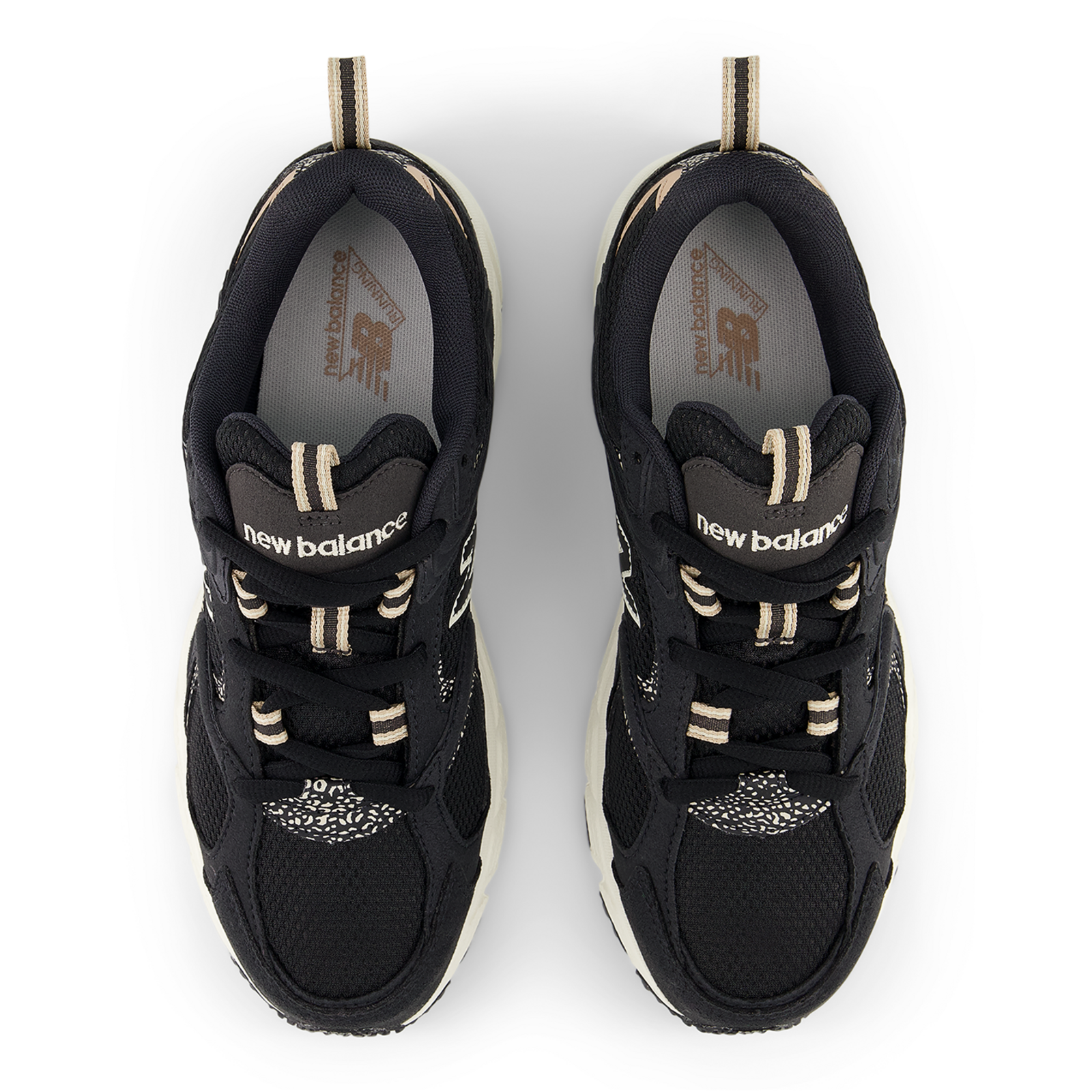 New Balance U 408 Animal Print in SCHWARZ