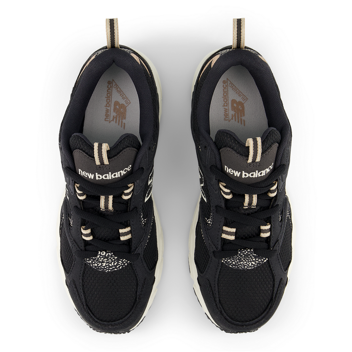 New Balance U 408 Animal Print in SCHWARZ