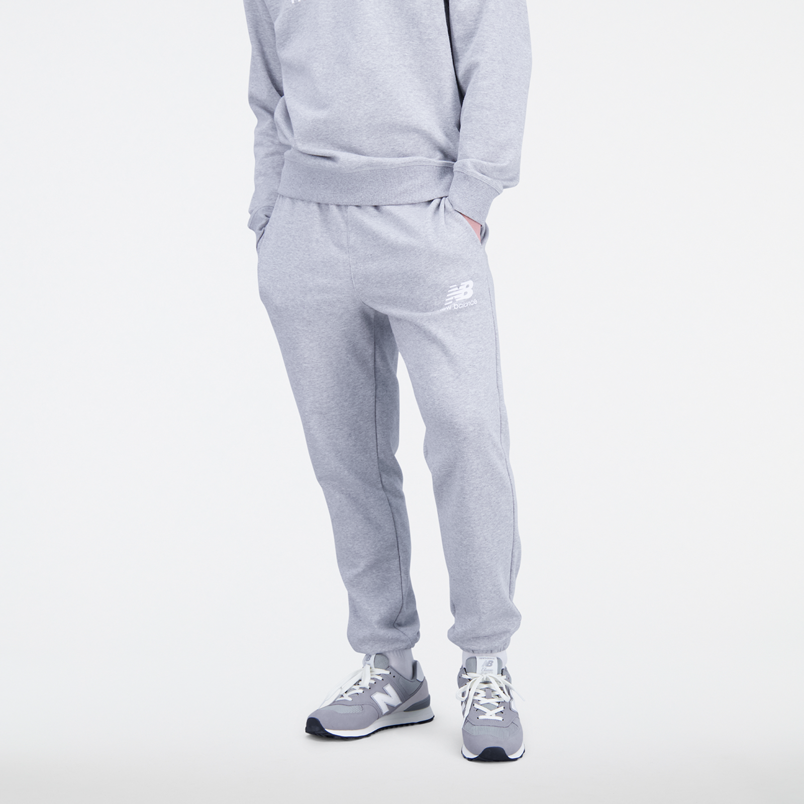 New Balance Essentials Stacked Logo Sweatpant in