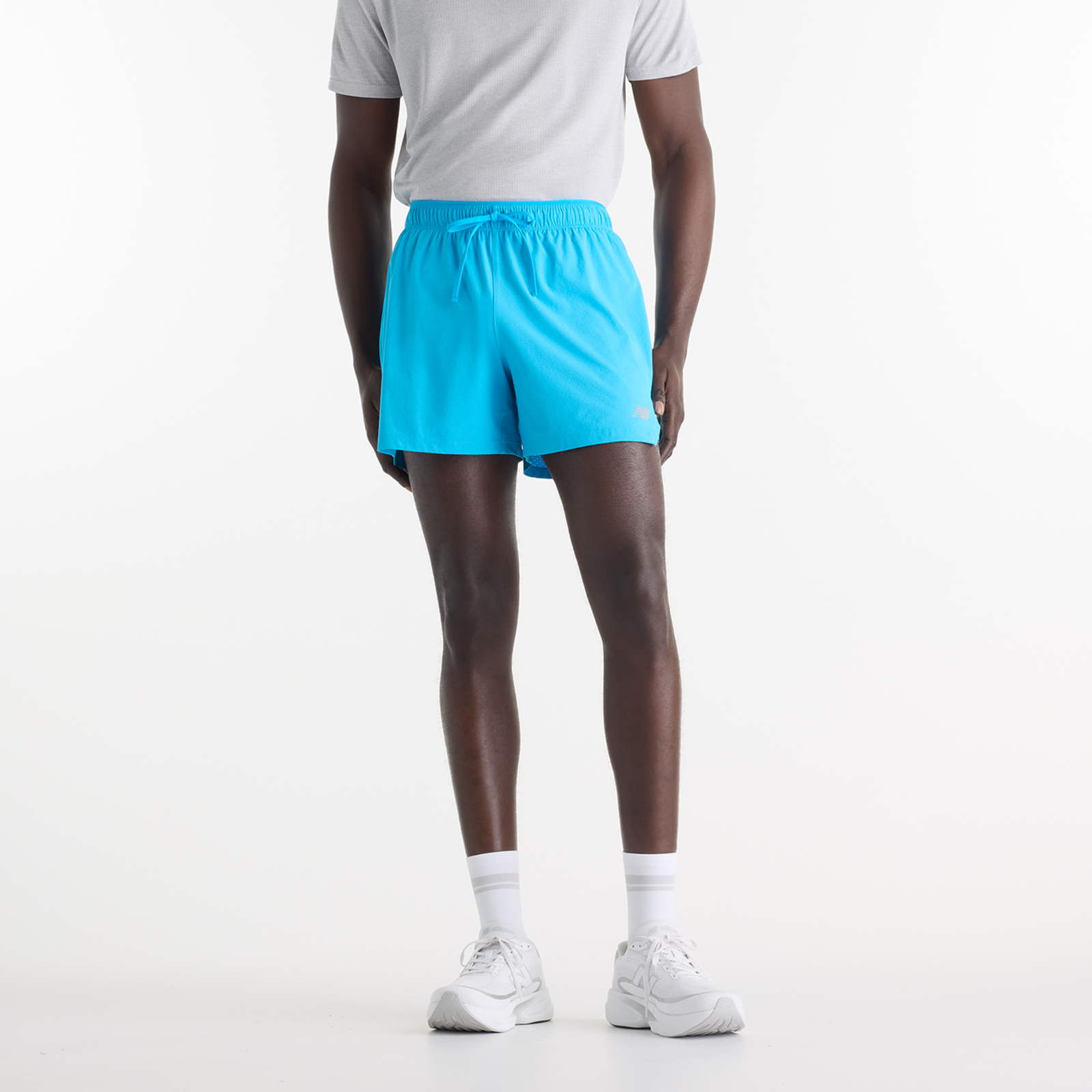 New Balance RC Seamless Short 5 Inch in BLAU