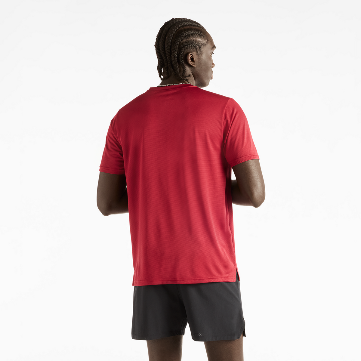 New Balance Sport Essentials Run T-Shirt in ROT