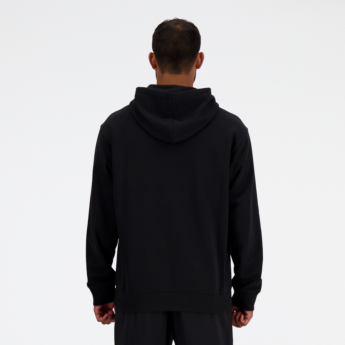 New Balance Sport Essentials Stacked Logo French Terry Hoodie in