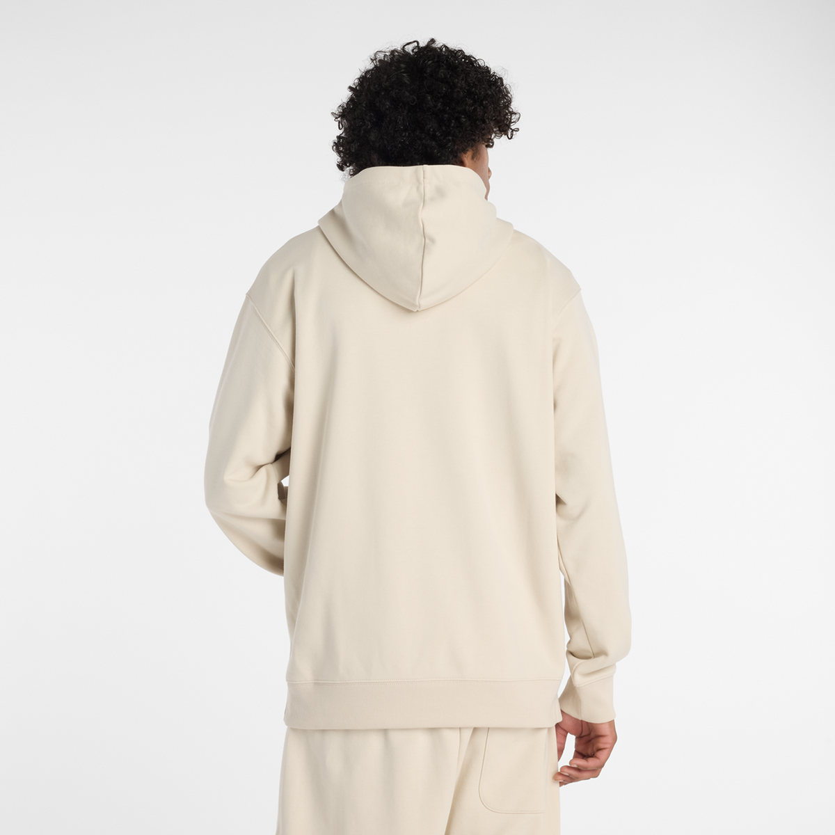 New Balance Sport Essentials Stacked Logo French Terry Hoodie in