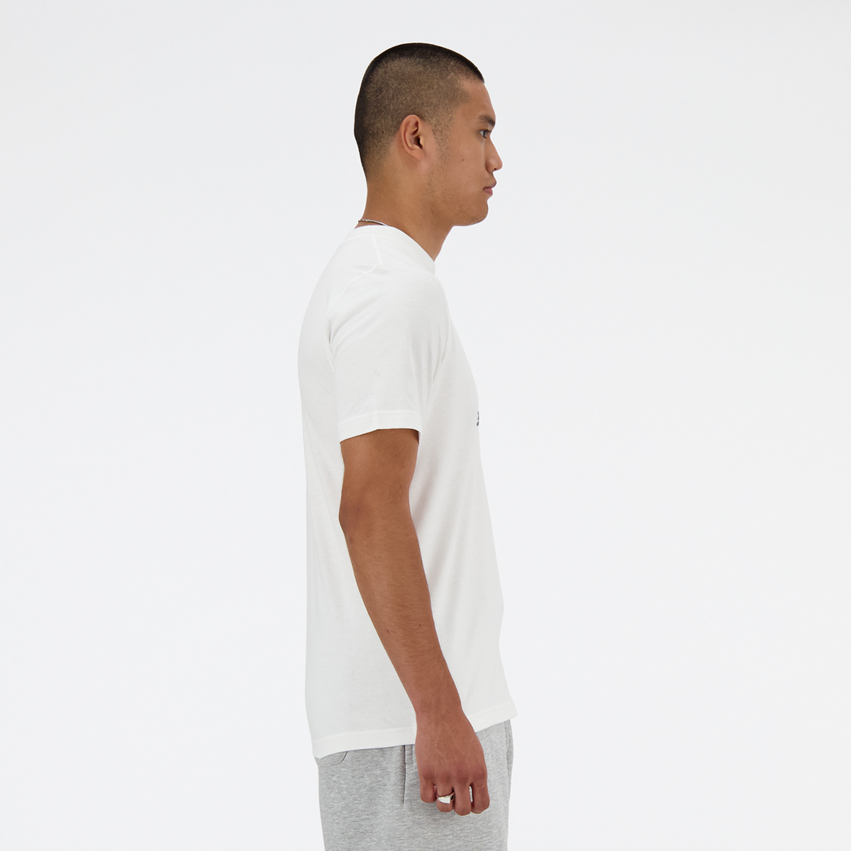 New Balance Sport Essentials Stacked Logo T-Shirt in