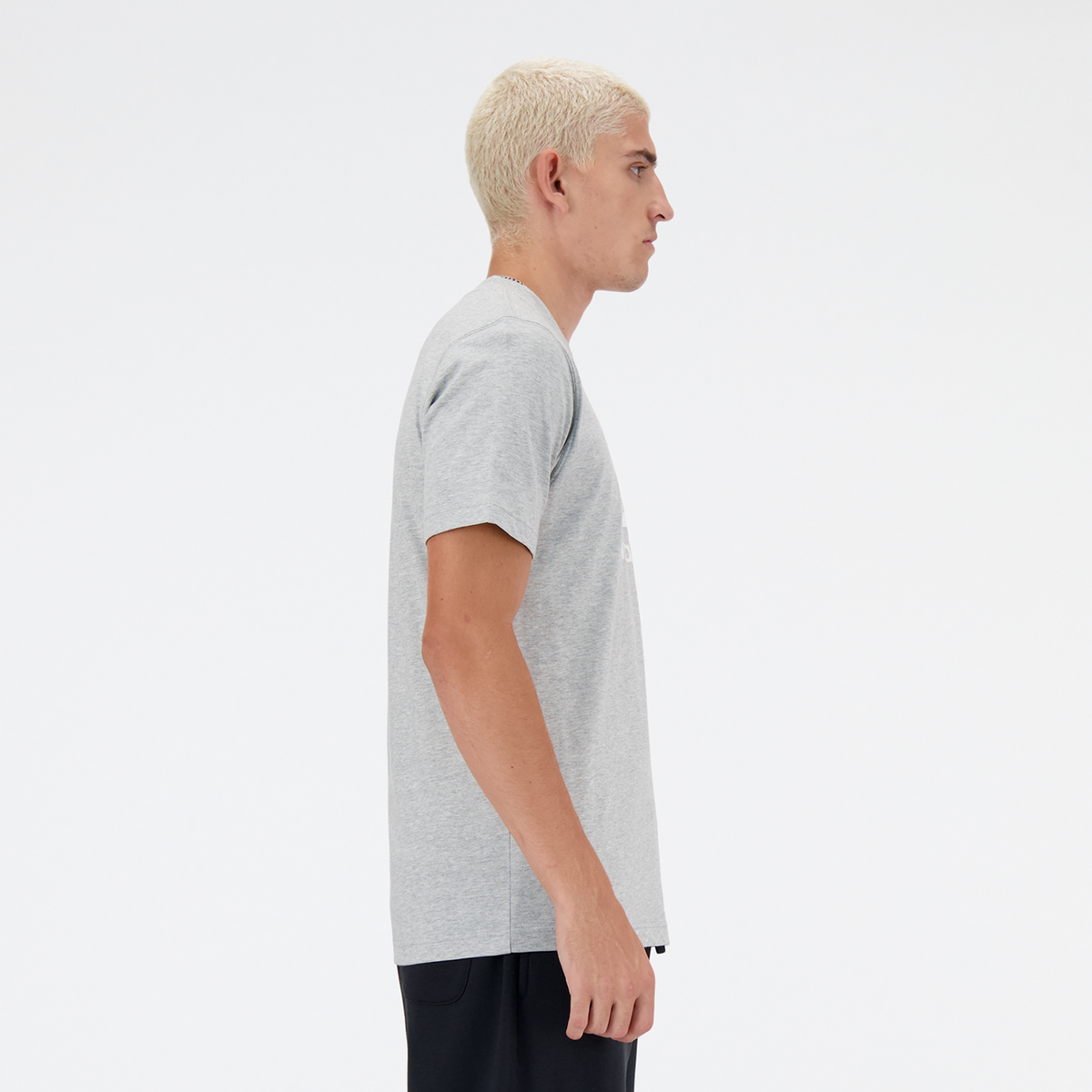 New Balance Sport Essentials Stacked Logo T-Shirt in
