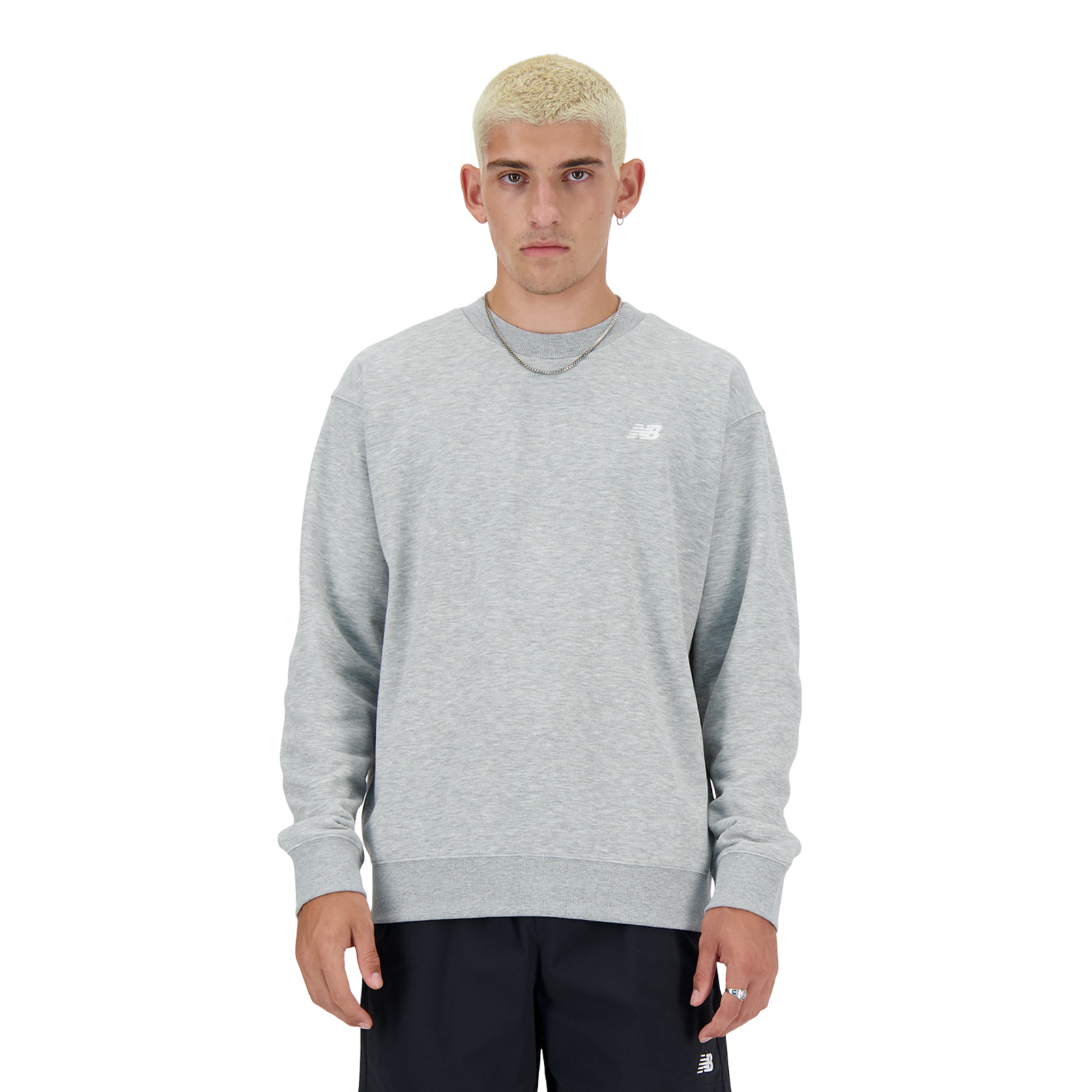 New Balance Sport Essentials Small Logo French Terry Crew in