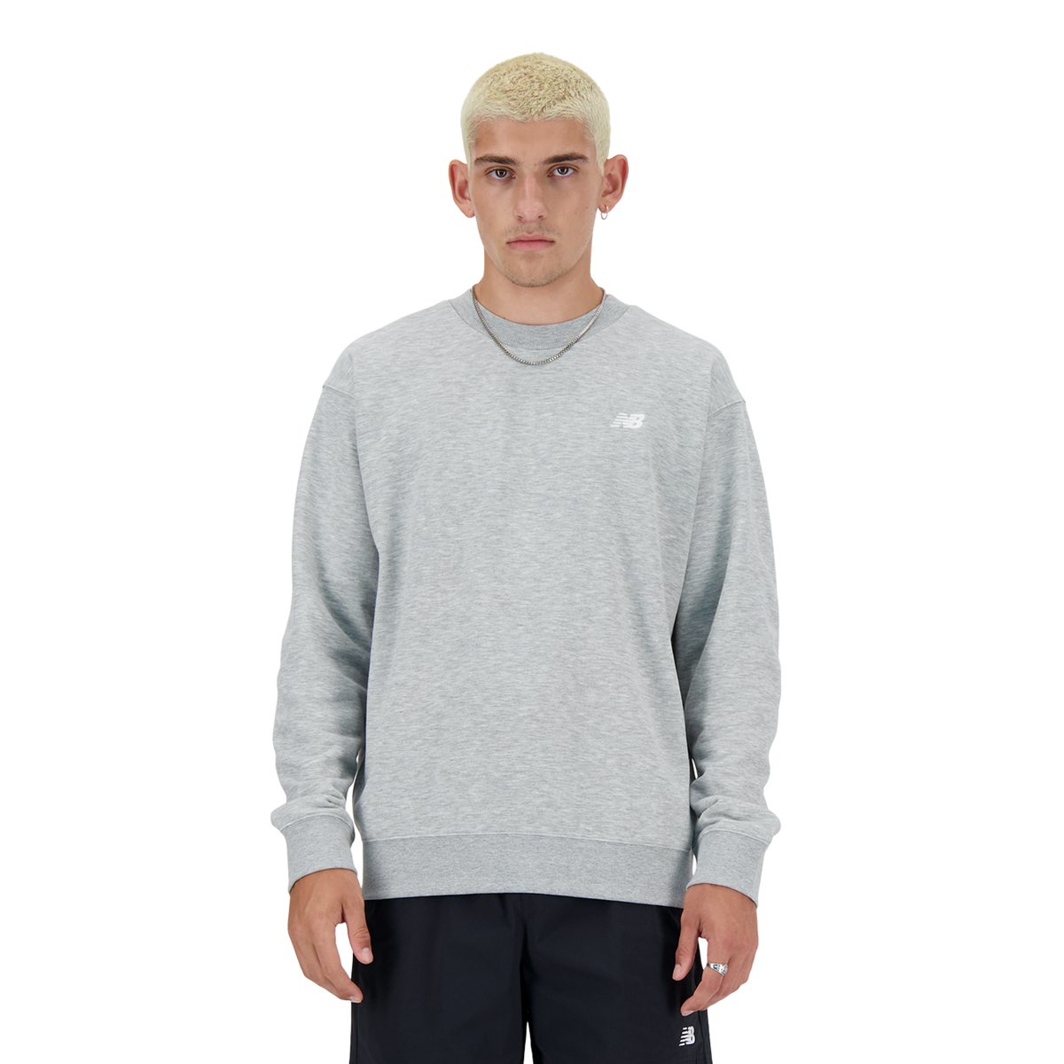 New Balance Sport Essentials Small Logo French Terry Crew in