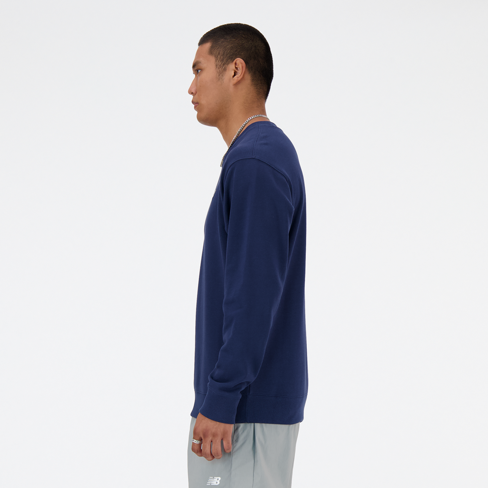 New Balance Sport Essentials Small Logo French Terry Crew in