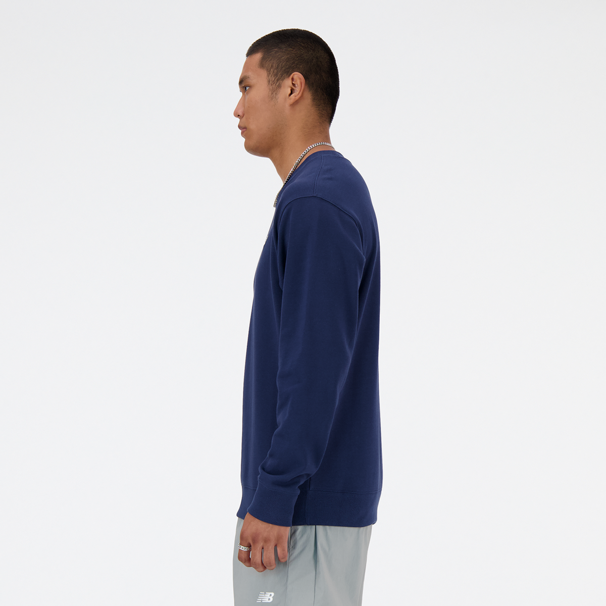 New Balance Sport Essentials Small Logo French Terry Crew in