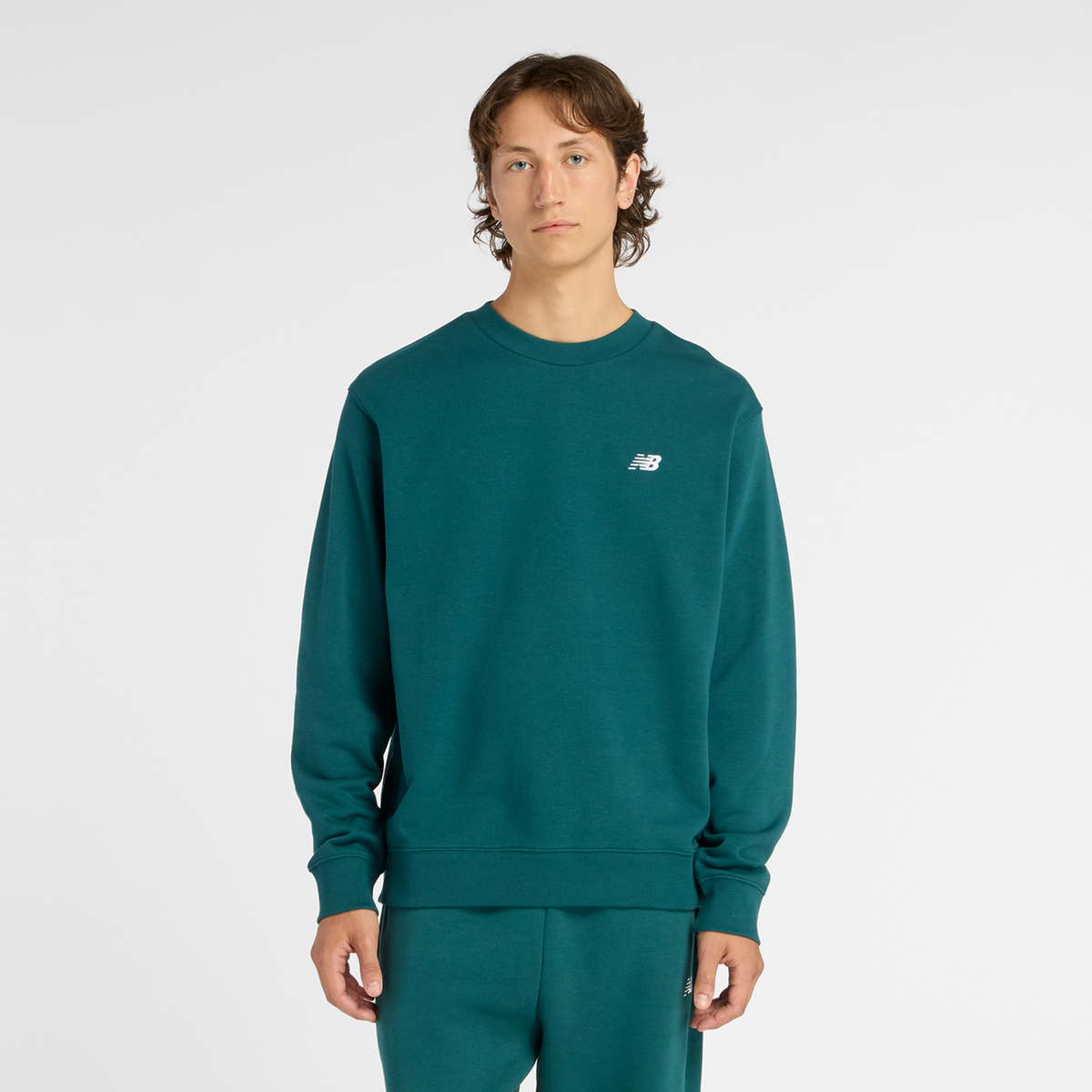 New Balance Sport Essentials Small Logo French Terry Crew in