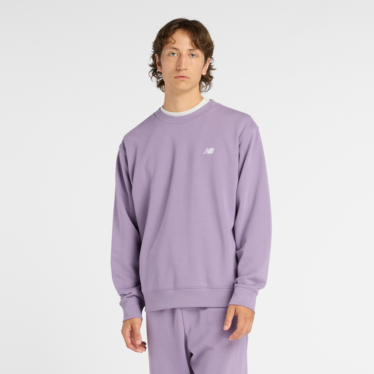 New Balance Sport Essentials Small Logo French Terry Crew in