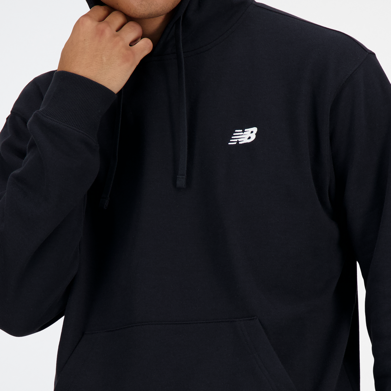 New Balance Sport Essentials Small Logo French Terry Hoodie in