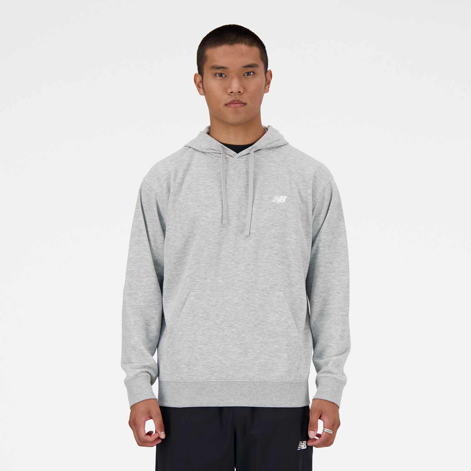 New Balance Sport Essentials Small Logo French Terry Hoodie in