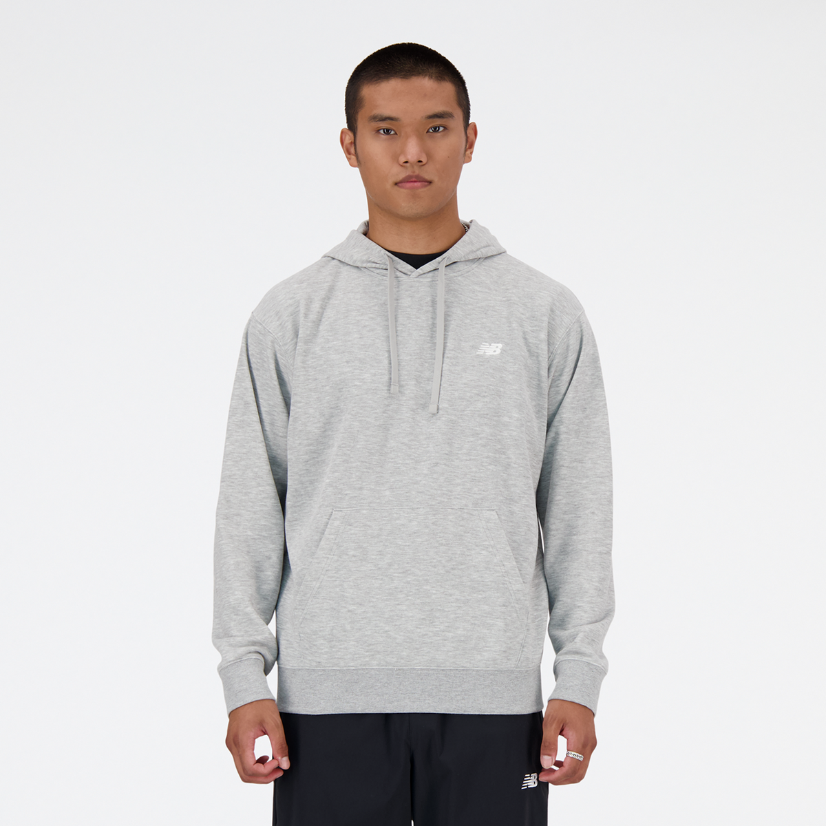New Balance Sport Essentials Small Logo French Terry Hoodie in