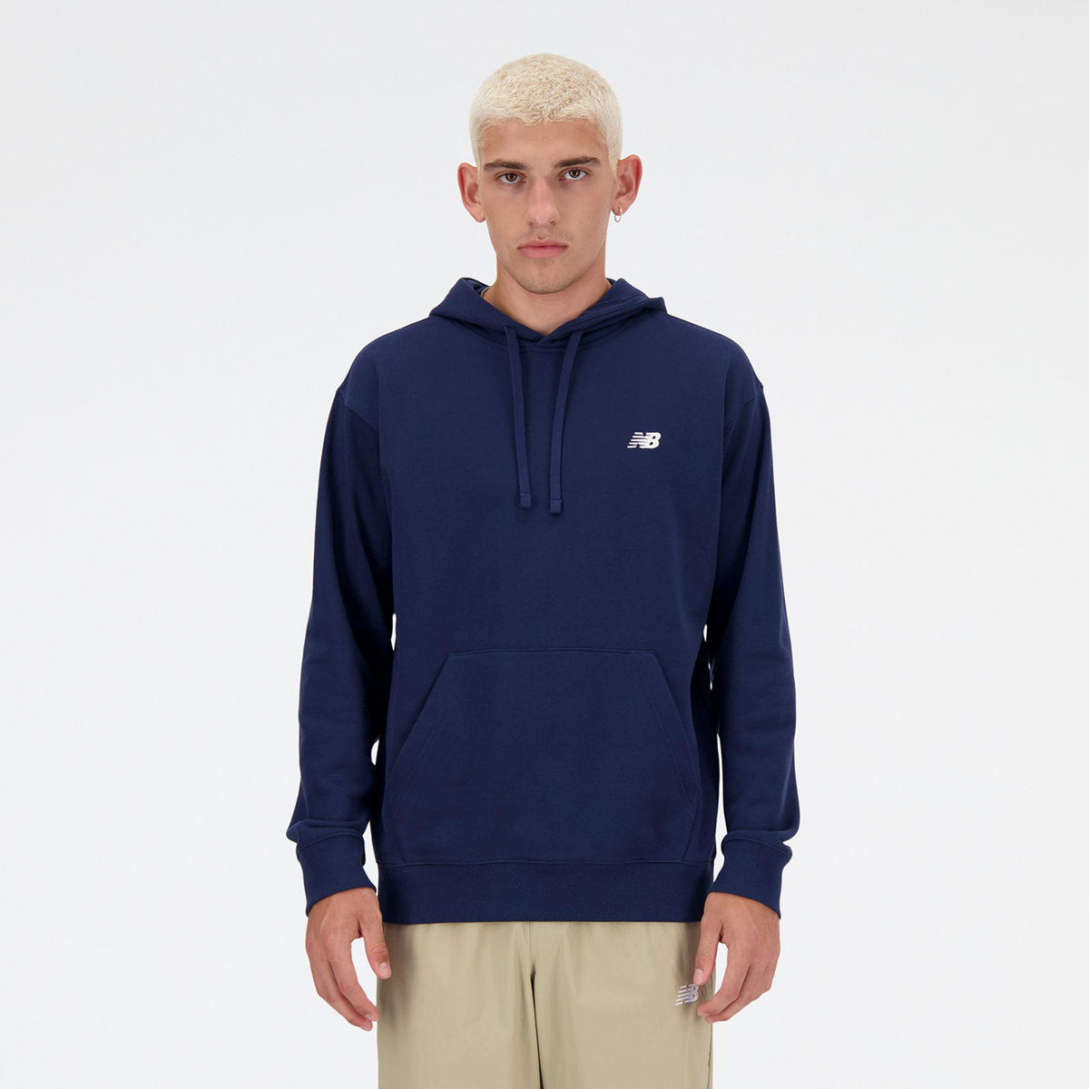 New Balance Sport Essentials Small Logo French Terry Hoodie in