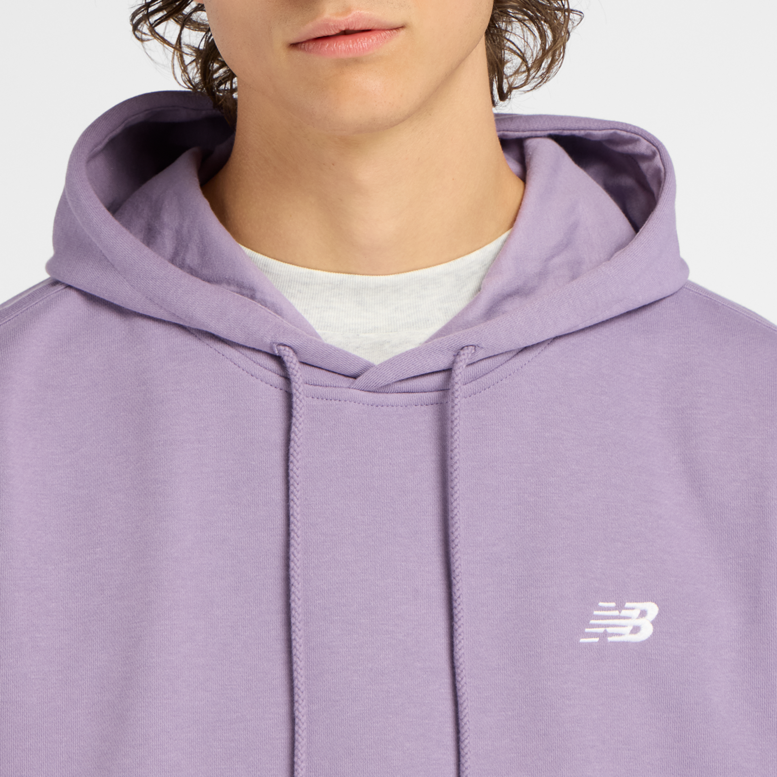 New Balance Sport Essentials Small Logo French Terry Hoodie in
