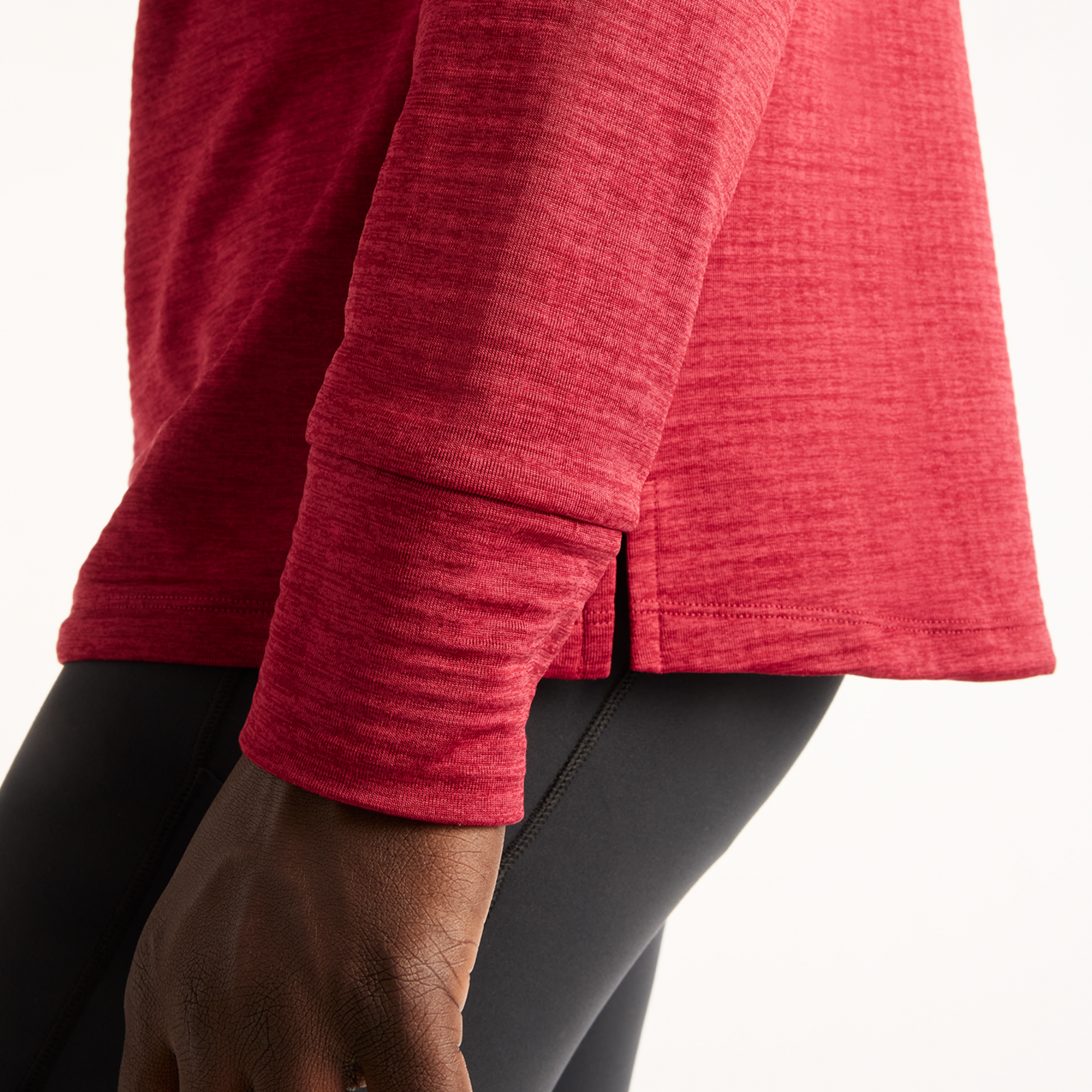 New Balance Athletics Heat Grid 1/2 Zip in ROT