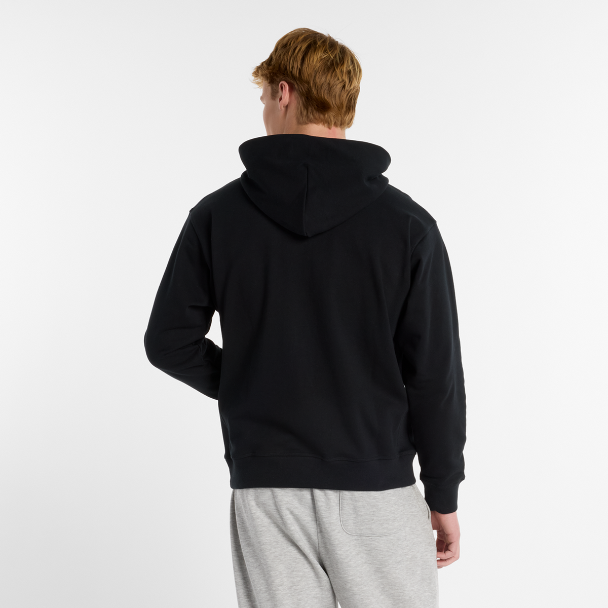 New Balance Athletics French Terry Logo Hoodie in