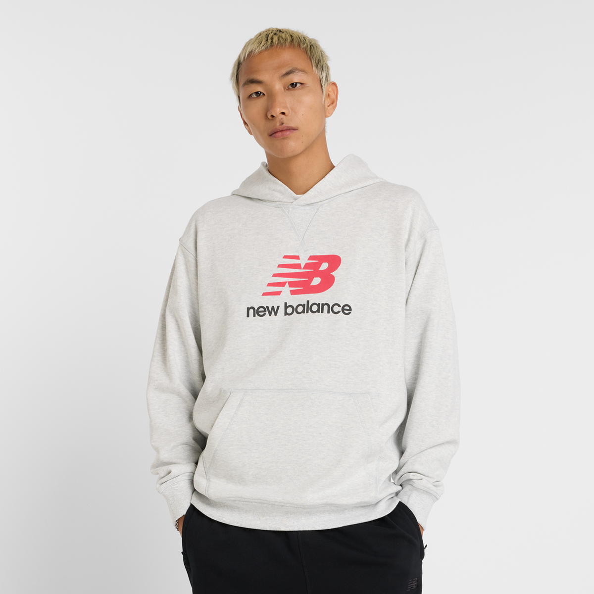 New Balance Athletics French Terry Logo Hoodie in