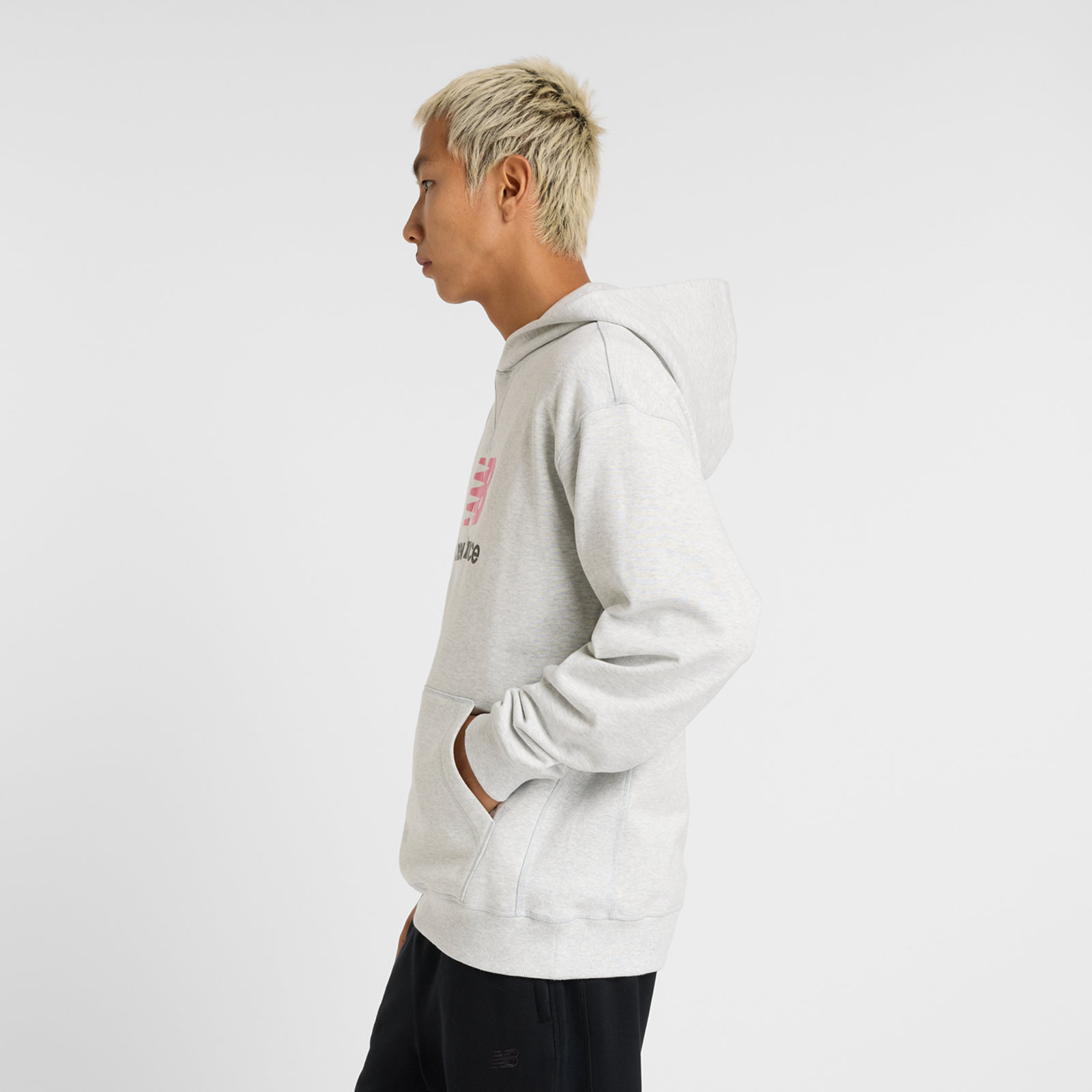 New Balance Athletics French Terry Logo Hoodie in