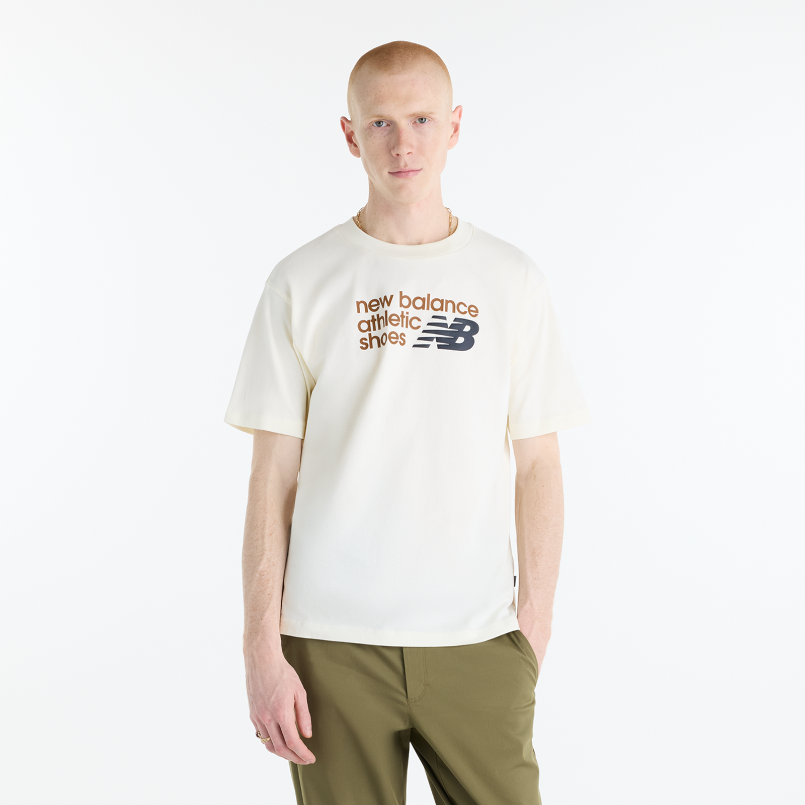 New Balance Athletics Premium Chest Logo T-Shirt in