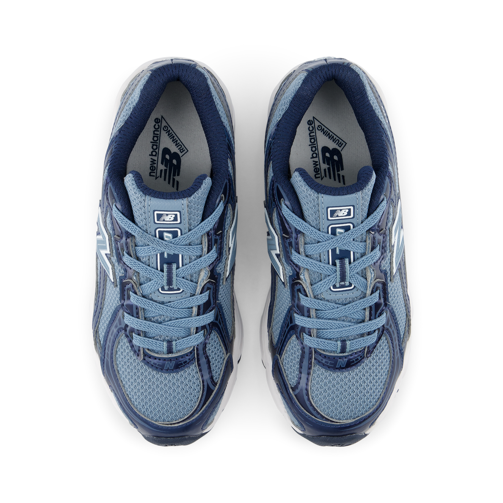 New Balance 740 Bungee Lace in BLAU
