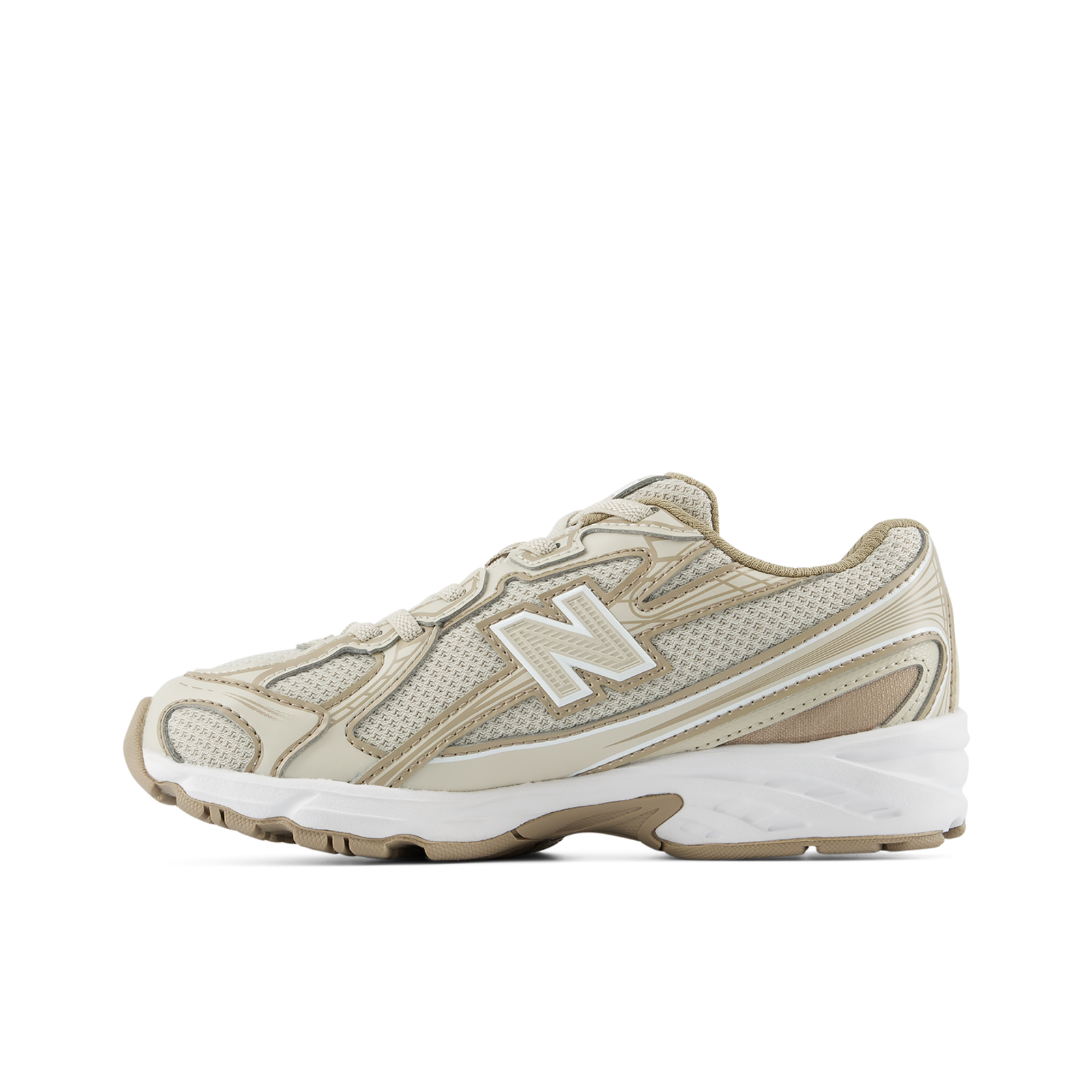 New Balance 740 Bungee Lace in GRAU