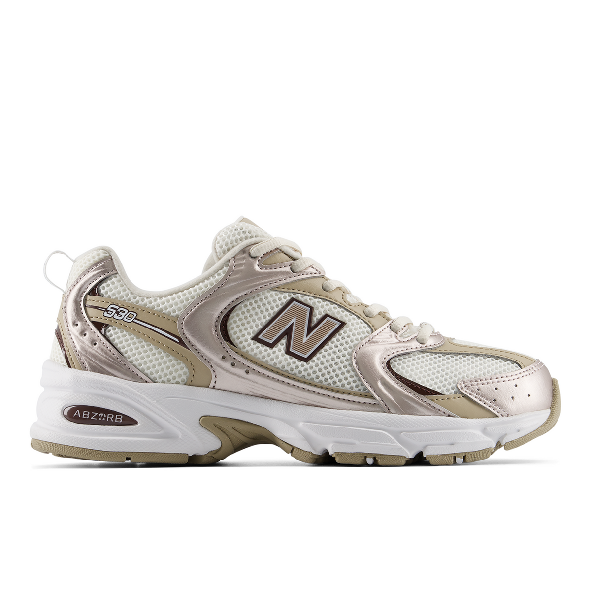 New Balance 530 Sport Tech Metallics in BRAUN