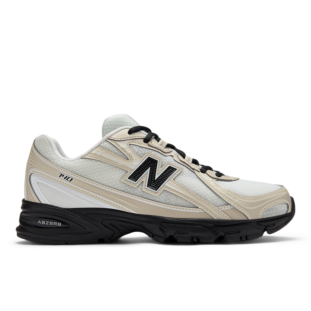 New Balance U 740 Dark Matter Freizeitschuhe in WEISS