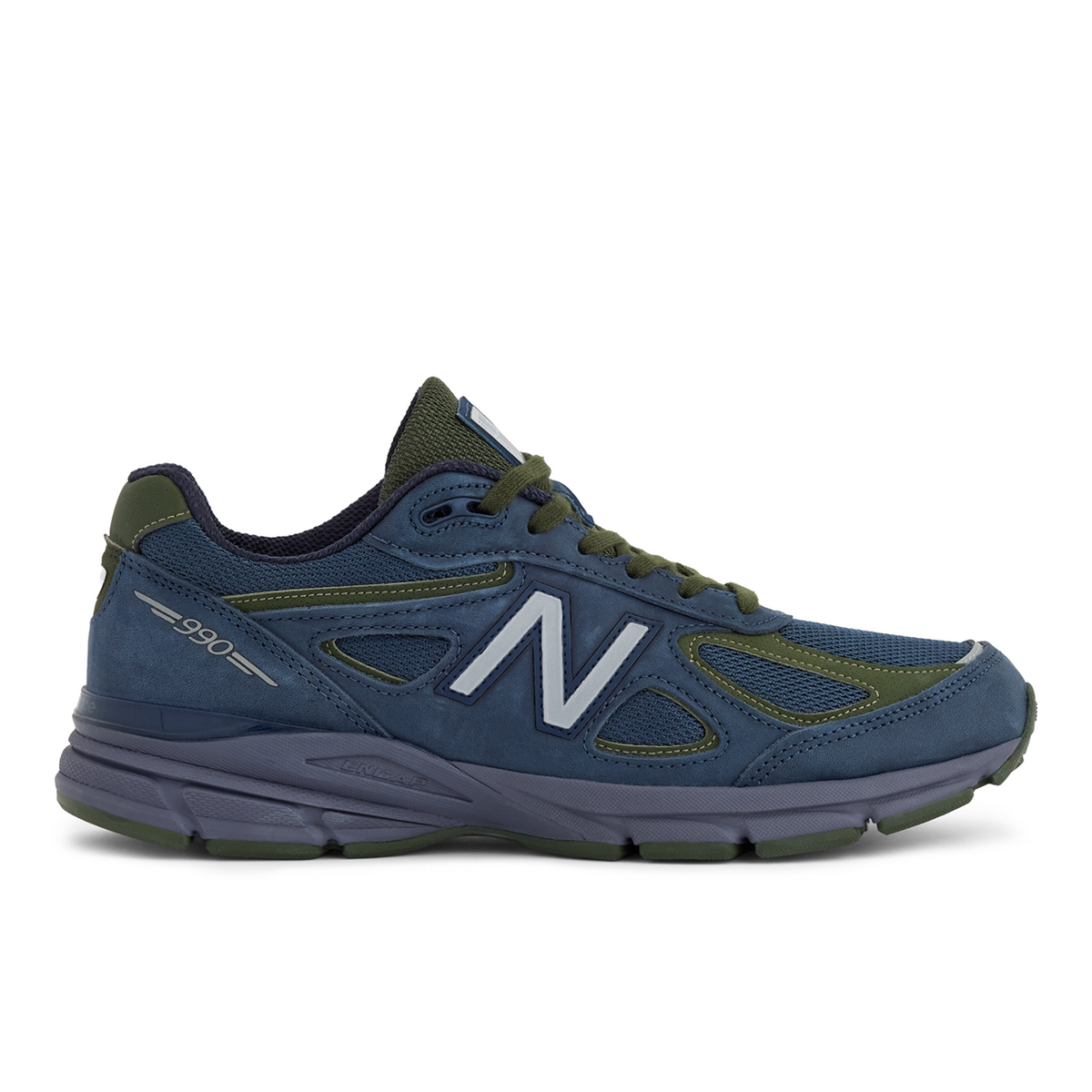 New Balance 990 v4 Made in USA in BLAU