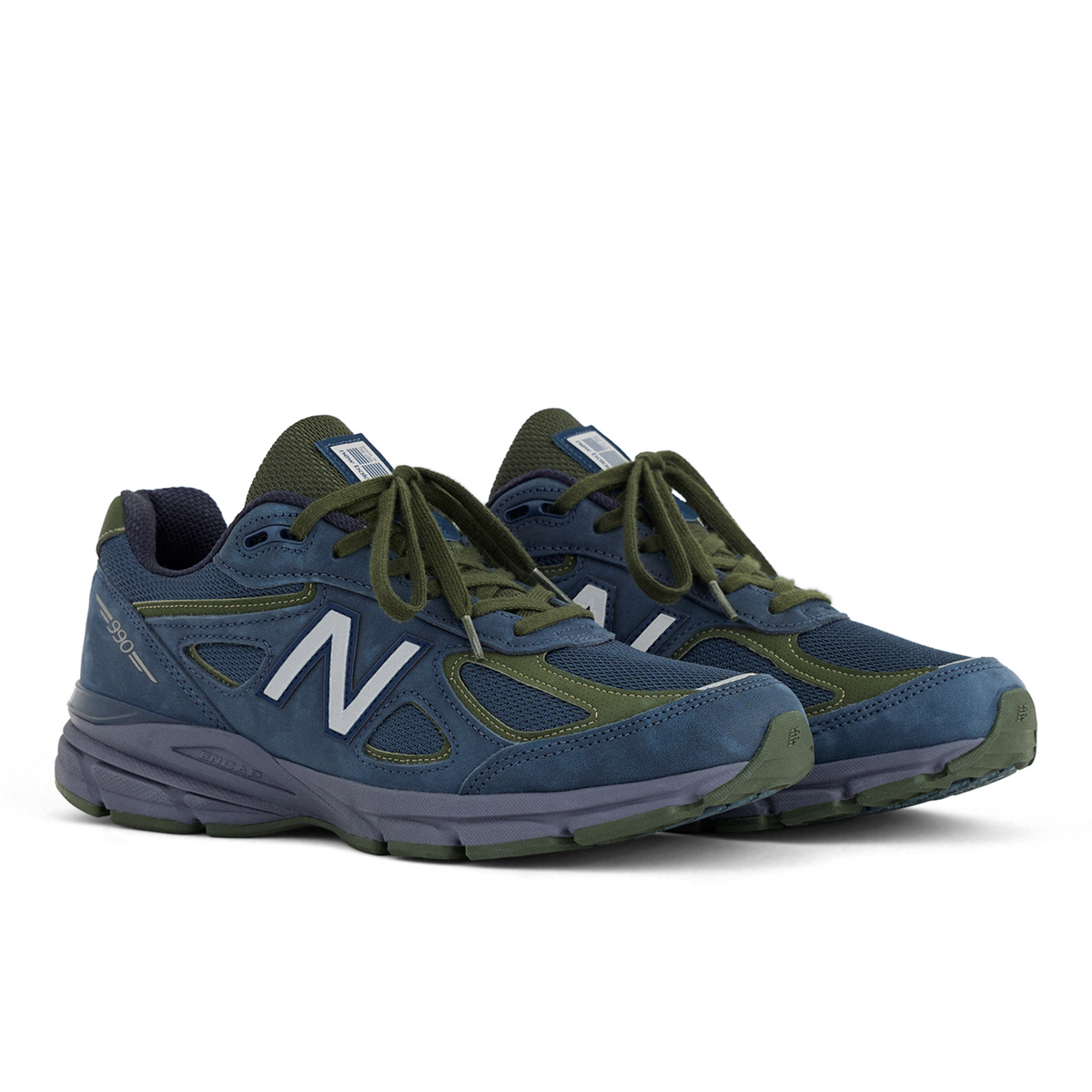 New Balance 990 v4 Made in USA in BLAU