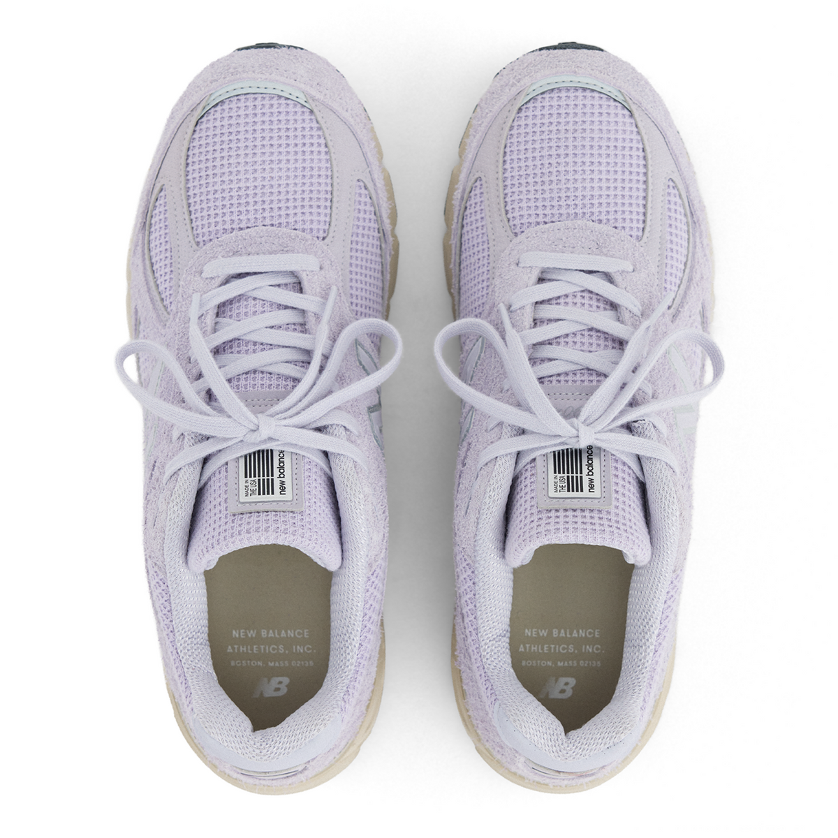 New Balance 990 v4 Made in USA in VIOLETT