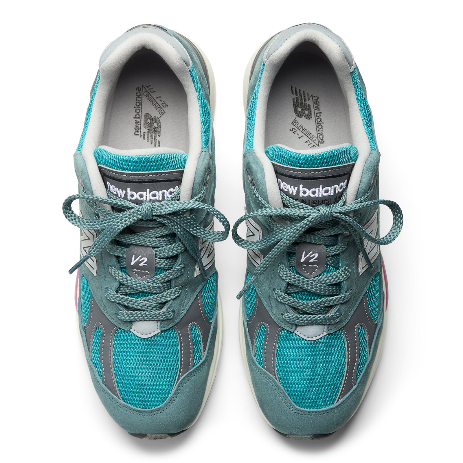 New Balance M 991 Made in UK v2 Retro Pop Freizeitschuhe in GRÜN