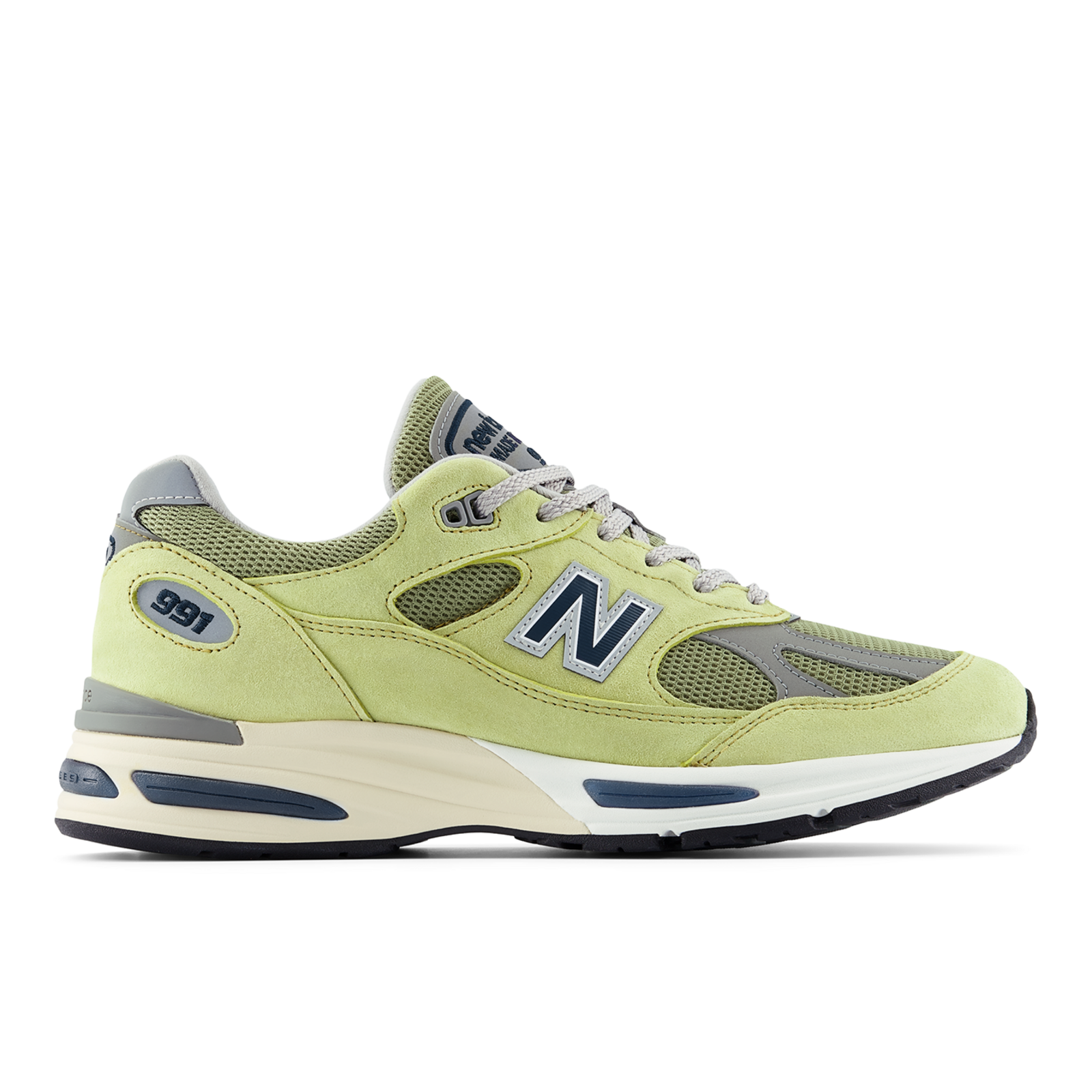 New Balance 991 v2 Made in UK Summer Brights in GRÜN
