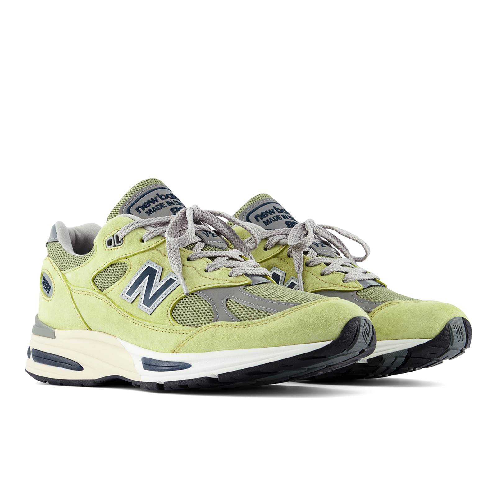 New Balance 991 v2 Made in UK Summer Brights in GRÜN