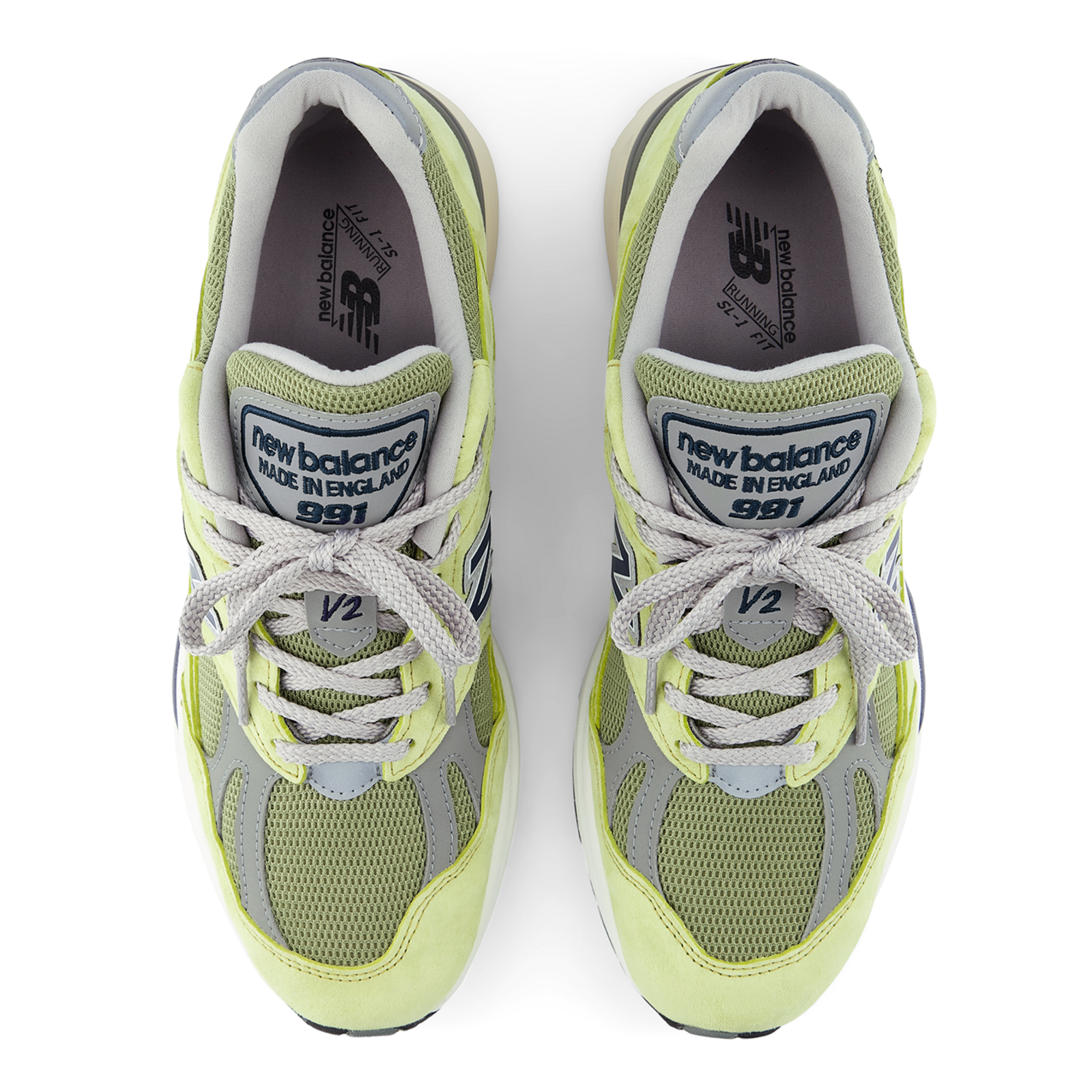 New Balance 991 v2 Made in UK Summer Brights in GRÜN