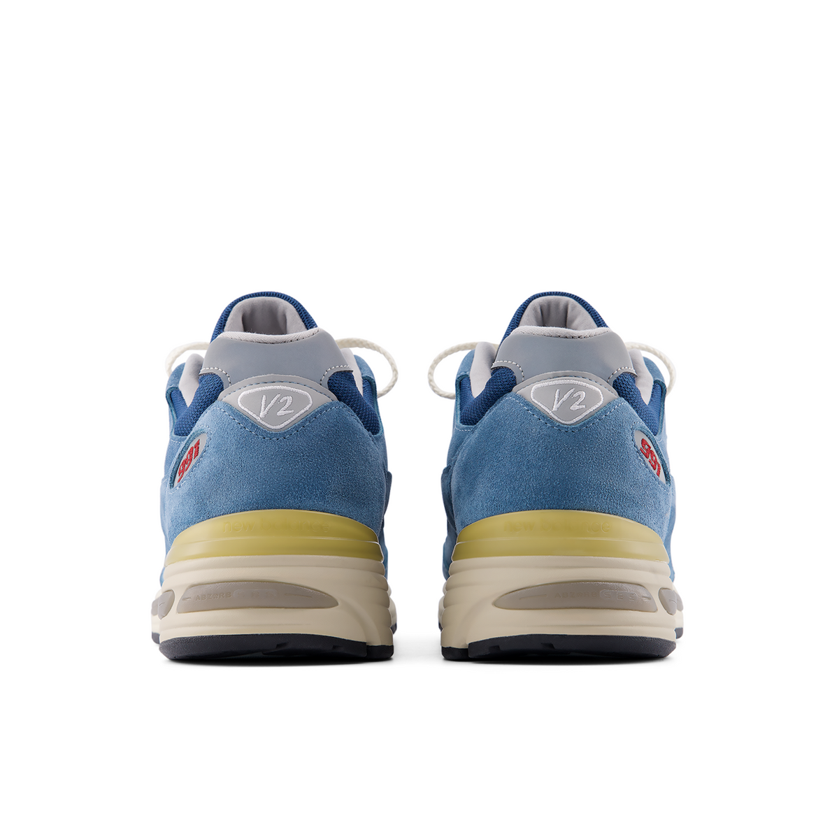 New Balance 991 v2 Made in UK Vintage Sports in BLAU